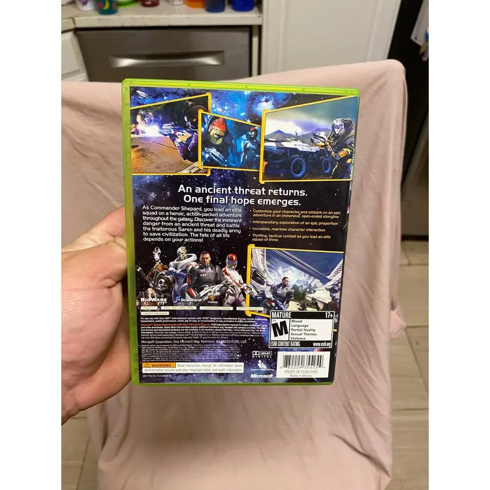 Mass Effect (Microsoft Xbox 360, 2007) CIB